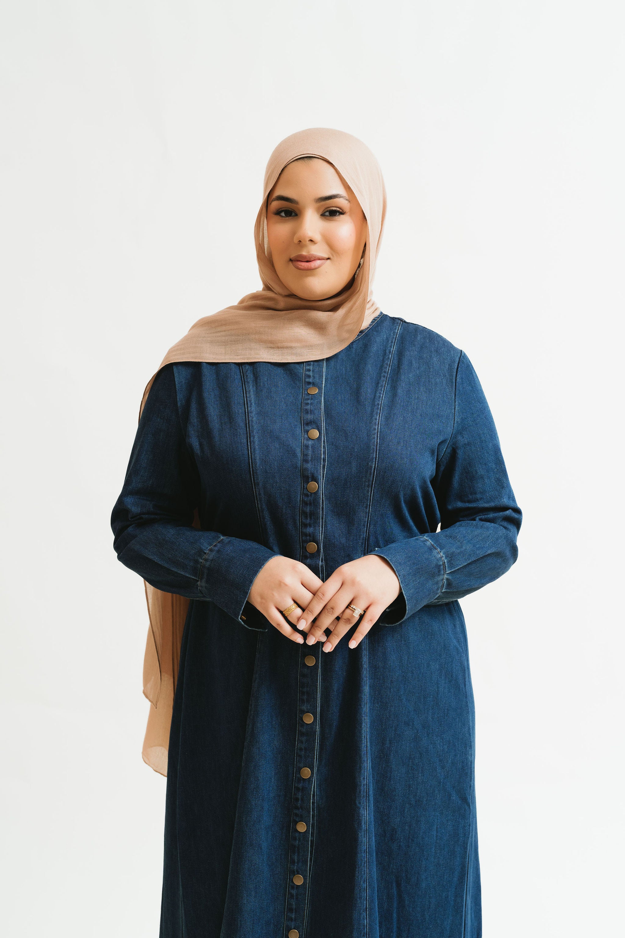 Aliyah Denim Dress - Image 9