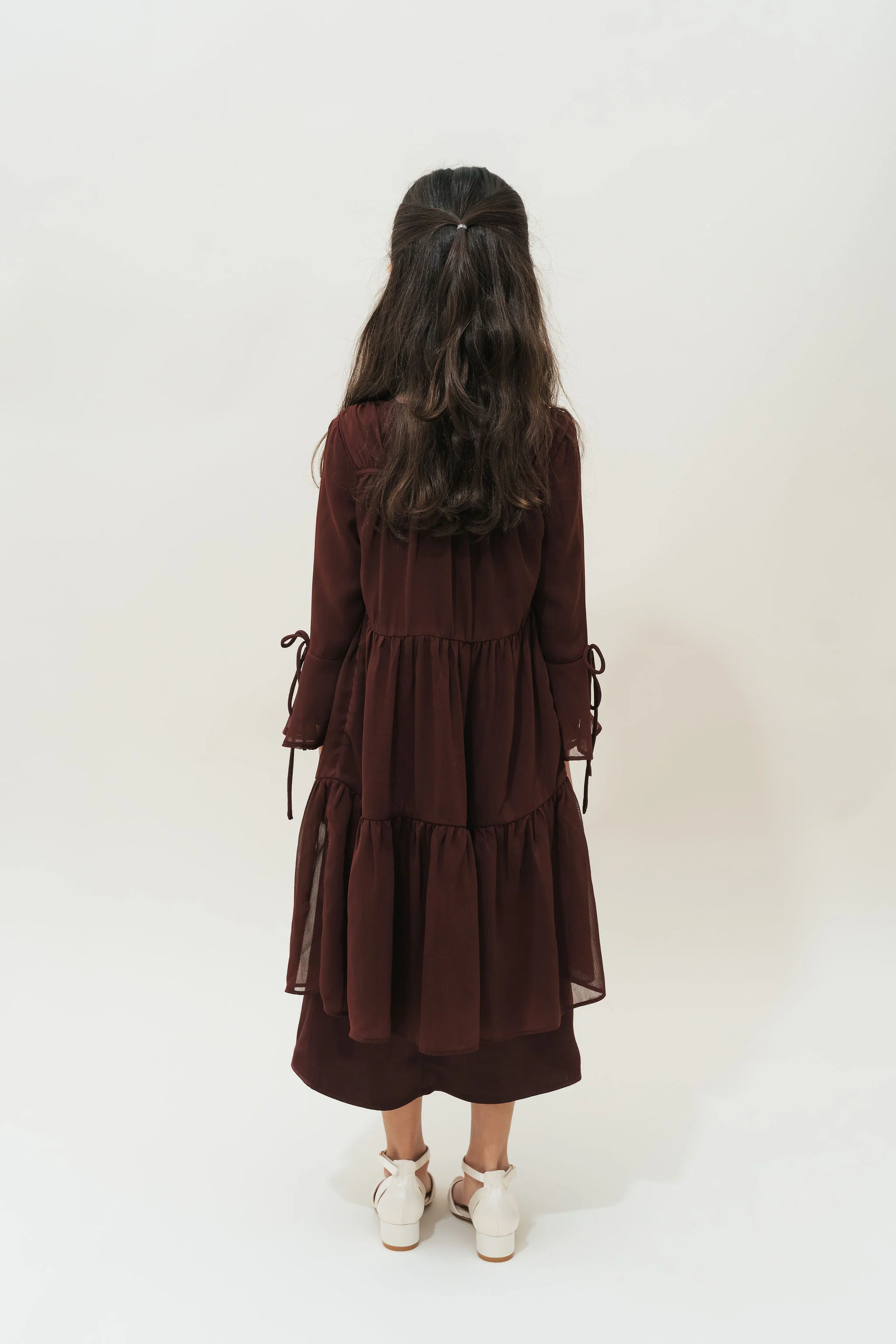 Mini Sofia Abaya Set (Crushed Plum) - Image 3