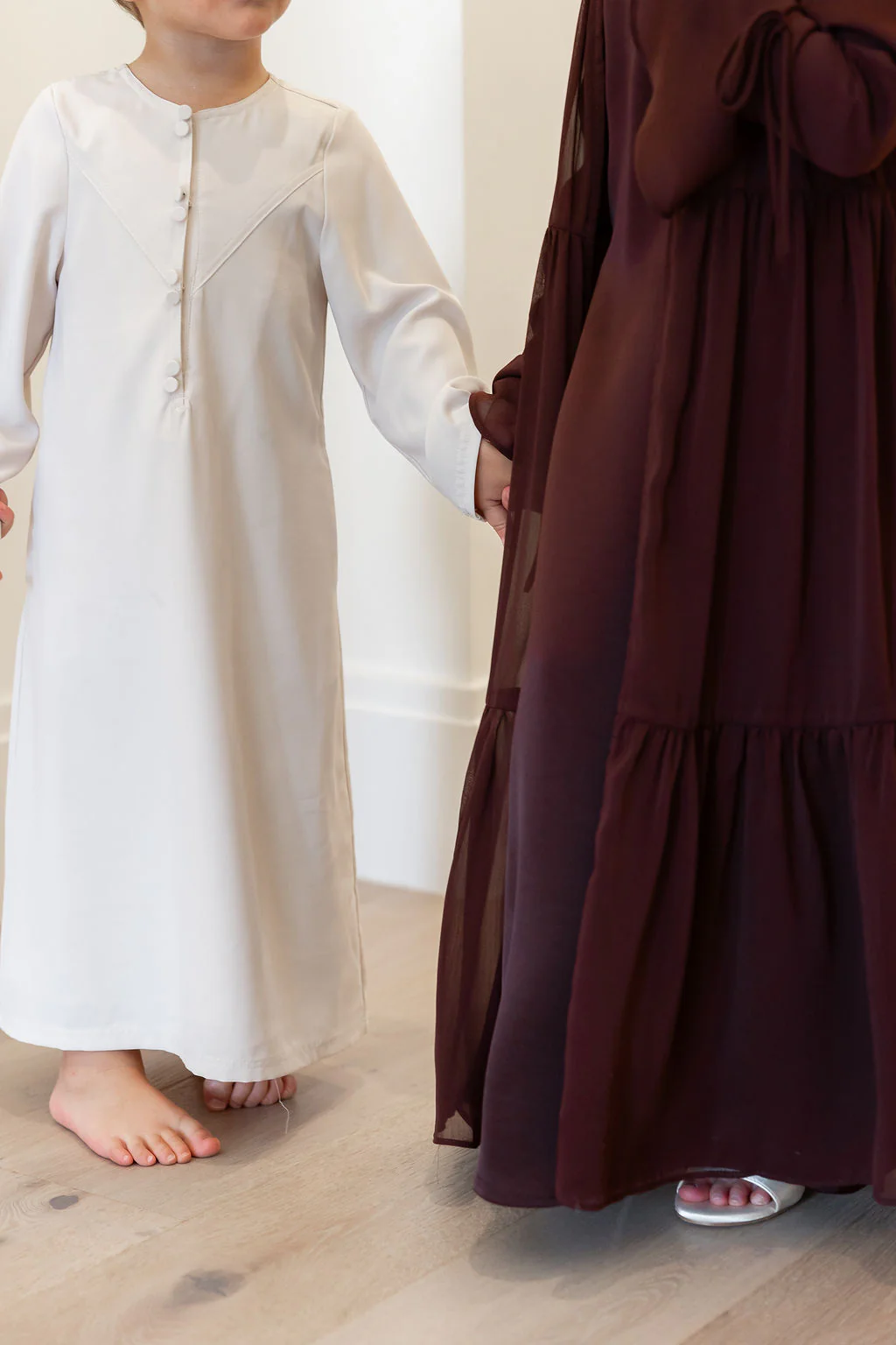 Mini Sofia Abaya Set (Crushed Plum) - Image 7