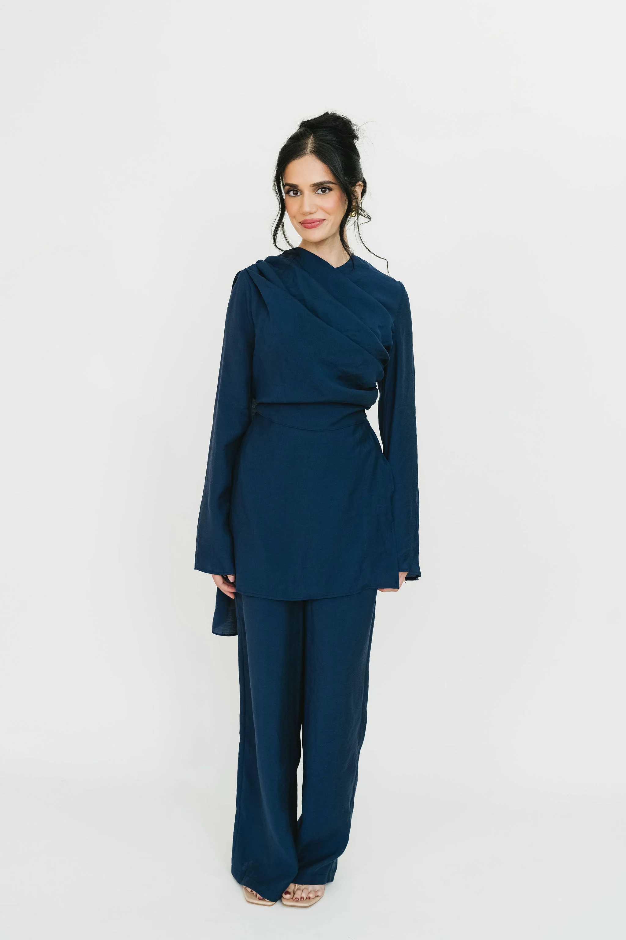Mira Top & Pant Set (Navy) | SHIPS IN APPROX 3 WEEKS