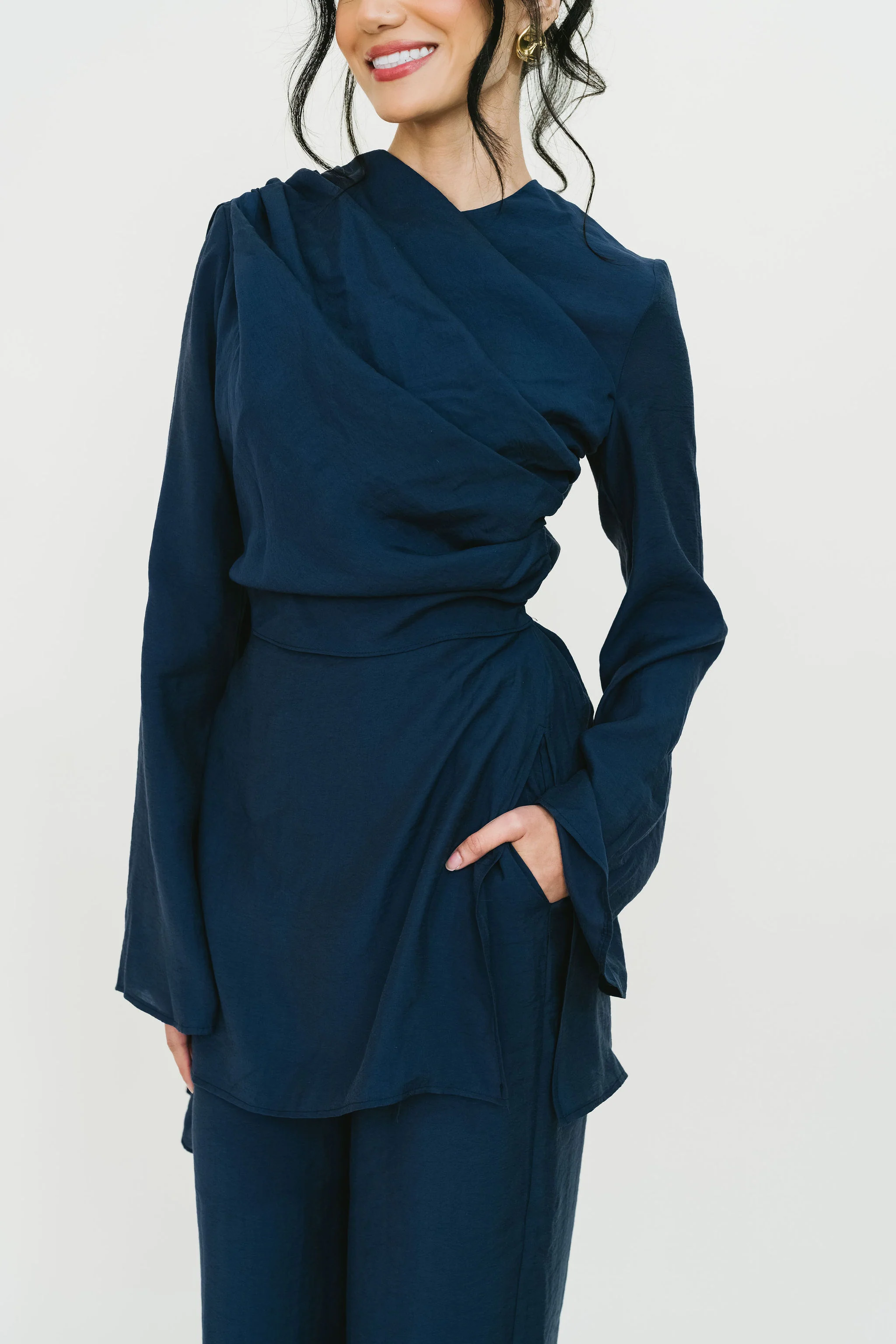 Mira Top & Pant Set (Navy) | SHIPS IN APPROX 3 WEEKS - Image 4