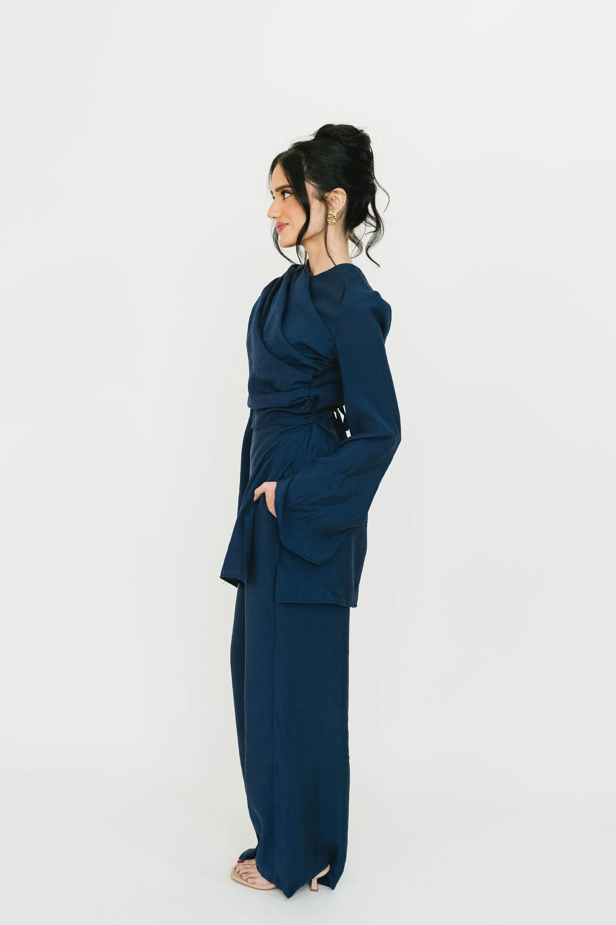 Mira Top & Pant Set (Navy) | SHIPS IN APPROX 3 WEEKS - Image 5