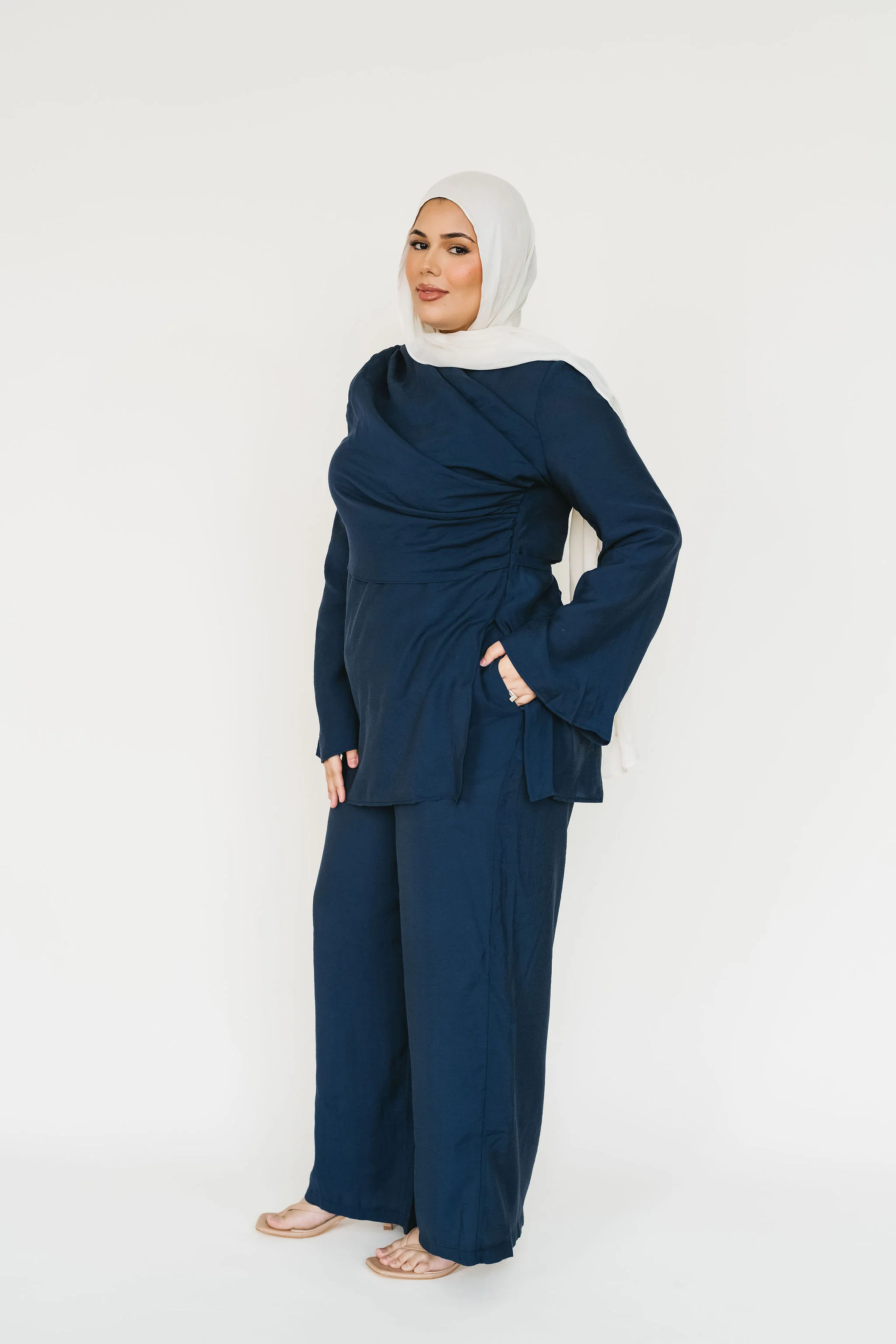 Mira Top & Pant Set (Navy) | SHIPS IN APPROX 3 WEEKS - Image 9