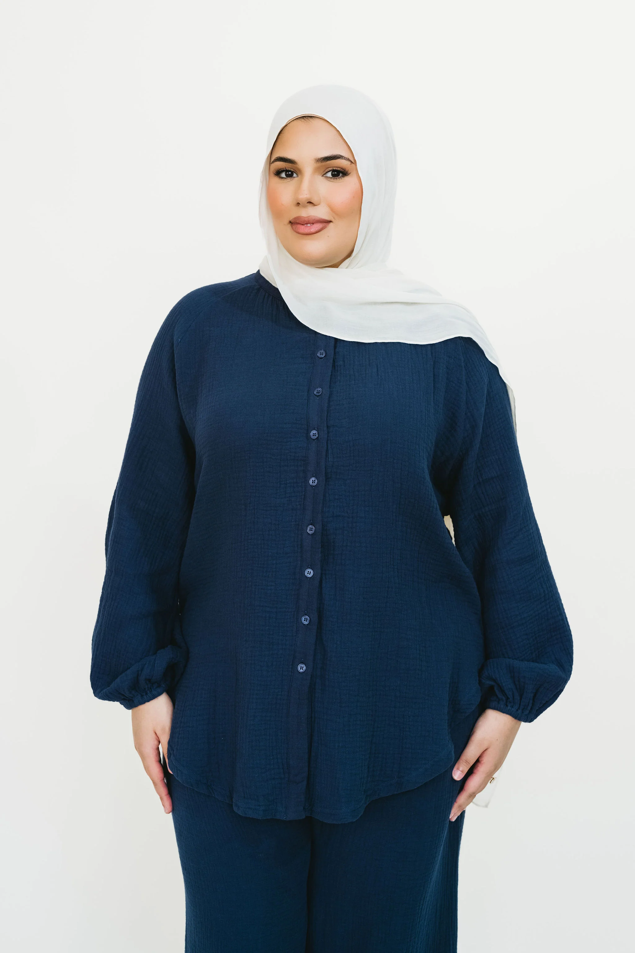Rima Top & Pant Set (Classic Navy) - Image 8